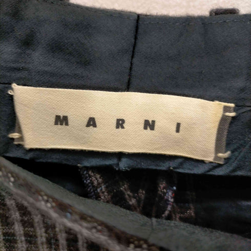 マルニ MARNI ウールチェックパンツ メンズ EUR:42-44