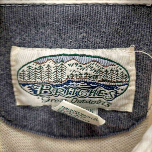 BRITGHES アーガイル柄コットンラガーシャツ メンズ JPN:XL