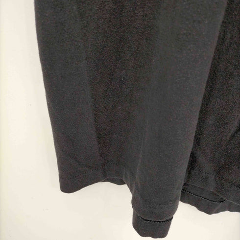 丸に蔓柏 家紋 プリント Tシャツ 袖&裾シングルステッチ メンズ