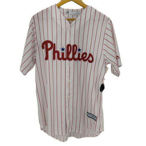 マジェスティック MAJESTIC MLB Phillies ベースボールシャツ メンズ M/M