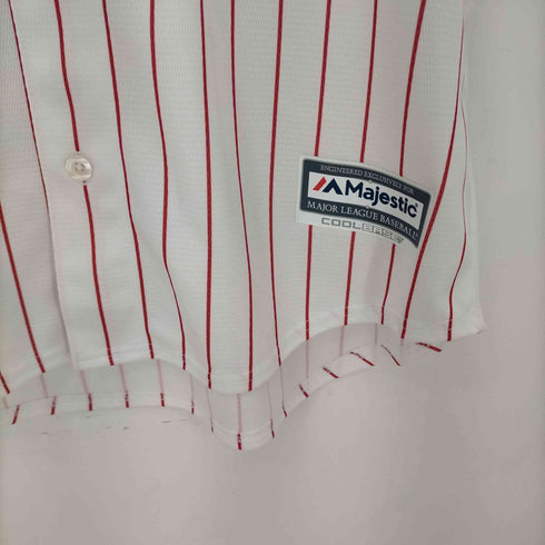 マジェスティック MAJESTIC MLB Phillies ベースボールシャツ メンズ M/M