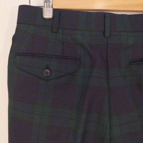 ビルブラス BILL BLASS ポリウール 5ポケット チェックスラックス メンズ ウエスト78