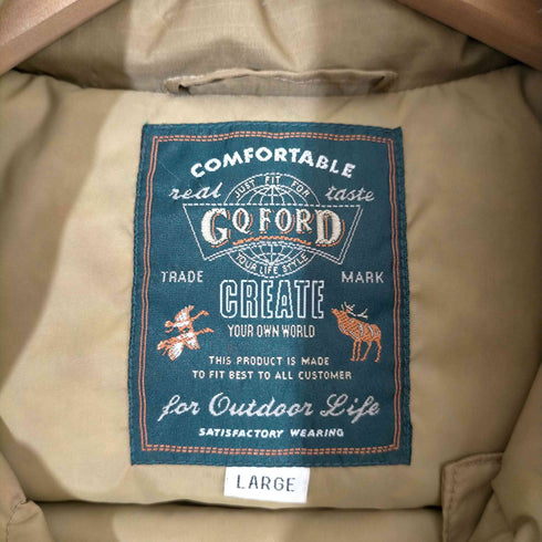 goford キルティング ダウンベスト メンズ JPN:L