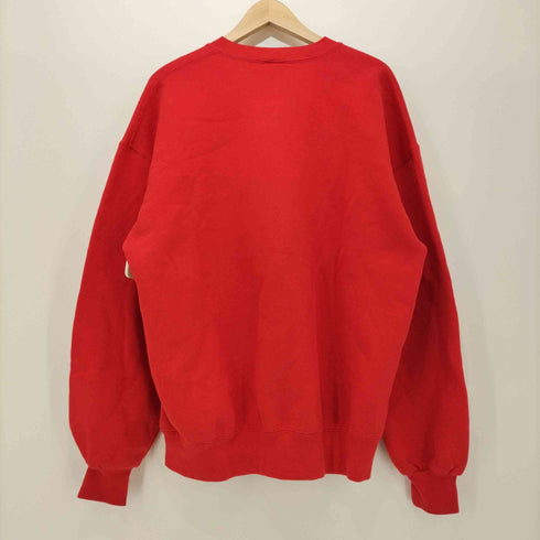 ラッセルアスレチック RUSSELL ATHLETIC 90s USA製 Vガゼット フロント刺繍裏起毛クルーネックスウェット メンズ import:XL