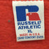ラッセルアスレチック RUSSELL ATHLETIC 90s USA製 Vガゼット フロント刺繍裏起毛クルーネックスウェット メンズ import:XL