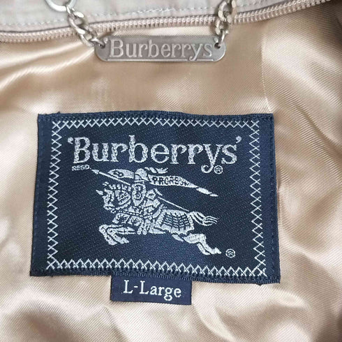 バーバリーズ BURBERRYS フード裏チェック マルチポケットハーフコート メンズ L-Large