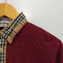 バーバリーズ BURBERRYS 90s ノバチェック襟切替 長袖コットンポロシャツ レディース import:M