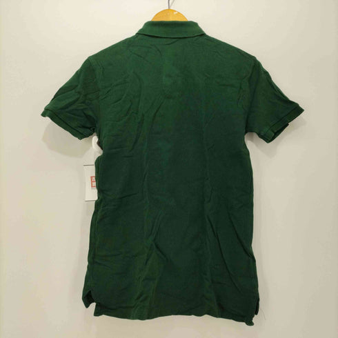 ポロラルフローレン POLO RALPH LAUREN slim fit ワンポイント鹿の子半袖ポロシャツ レディース import:S