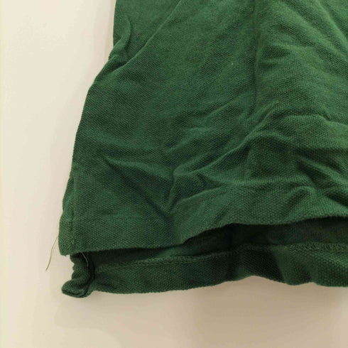 ポロラルフローレン POLO RALPH LAUREN slim fit ワンポイント鹿の子半袖ポロシャツ レディース import:S