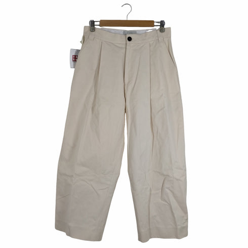 スタジオニコルソン STUDIO NICHOLSON 23AW Deep Pleat Volume Pant コットンタックワイドパンツ メンズ JPN:M