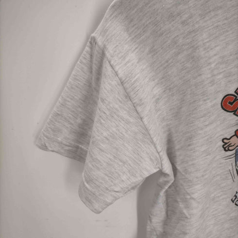 SURFiN' THE NET 染み込み キャラクタープリントTシャツ レディース