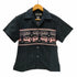 バンビーノ BAMBINO アズテック柄 S/S オープンカラーシャツ レディース JPN:1