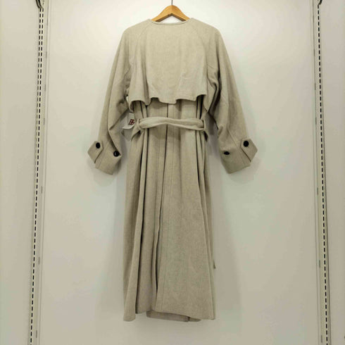エイチビューティーアンドユースユナイテッドアローズ H BEAUTY & YOUTH UNITED ARROWS NO COLLAR TRENCH COAT/コート HW W LDN NC TRNC レディース