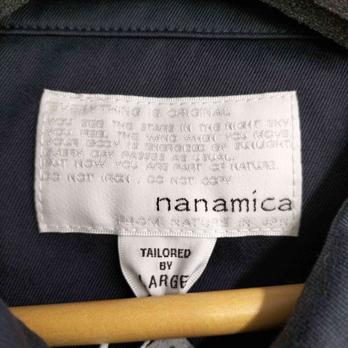 ナナミカ nanamica WINDSTOPPER Chino Crew Jacket (NAVY) メンズ JPN:L