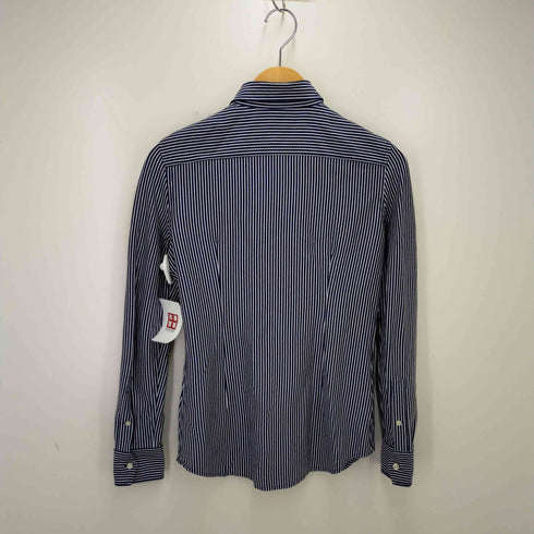 ポロラルフローレン POLO RALPH LAUREN ポニー刺繍 ストライプ ロングスリーブシャツ KINIT DRESS SHIRT レディース 160/84