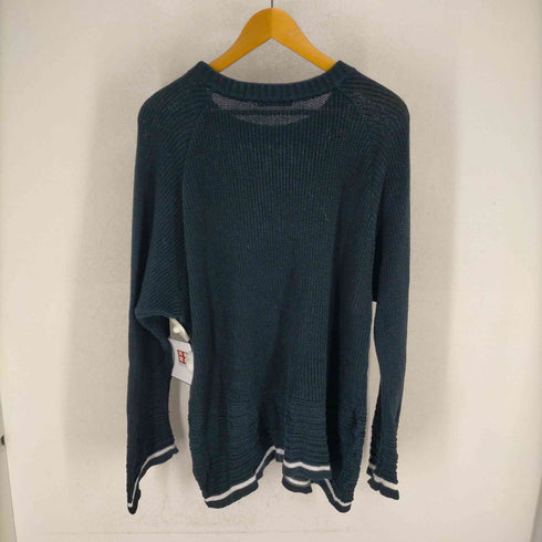 イッセイミヤケ ISSEY MIYAKE 90s 銀タグ リブラインコットンウールニット メンズ JPN:2