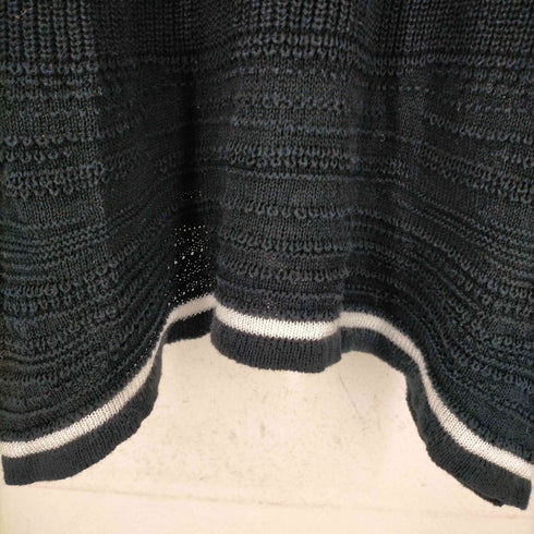 イッセイミヤケ ISSEY MIYAKE 90s 銀タグ リブラインコットンウールニット メンズ JPN:2