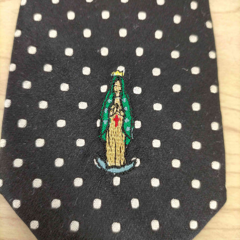 ワコマリア WACKO MARIA GUILTY PARTIES ドット柄女神像刺繍ネクタイ メンズ