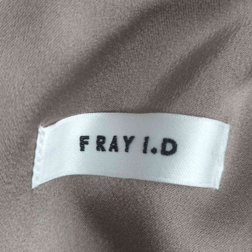 フレイアイディー FRAY I.D 24SS ラッフルフリルスリーブドレス レディース FREE