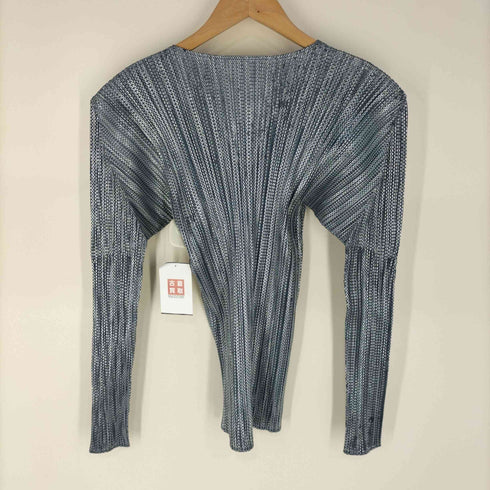 プリーツプリーズイッセイミヤケ PLEATS PLEASE ISSEY MIYAKE 箔プリントプリーツカットソー レディース JPN:4