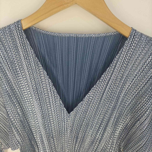 プリーツプリーズイッセイミヤケ PLEATS PLEASE ISSEY MIYAKE 箔プリントプリーツカットソー レディース JPN:4