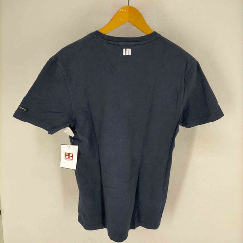 バーバリーブラックレーベル BURBERRY BLACK LABEL 刺繍ロゴクルーネックポケットTシャツ メンズ JPN:2