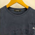 バーバリーブラックレーベル BURBERRY BLACK LABEL 刺繍ロゴクルーネックポケットTシャツ メンズ JPN:2