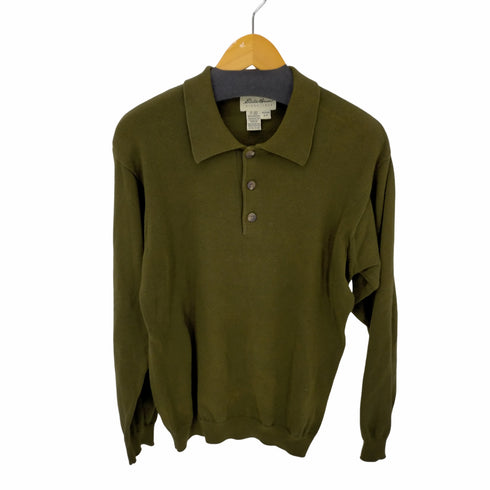 エディーバウアー Eddie Bauer 00S コットンニットポロシャツ メンズ import:S