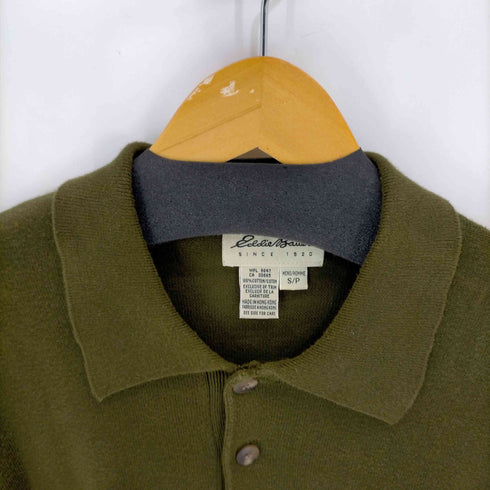 エディーバウアー Eddie Bauer 00S コットンニットポロシャツ メンズ import:S