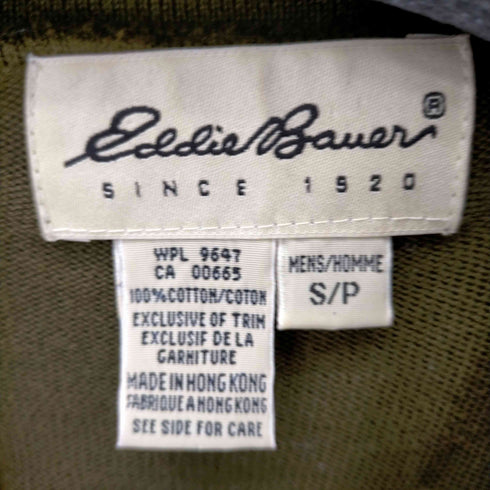 エディーバウアー Eddie Bauer 00S コットンニットポロシャツ メンズ import:S