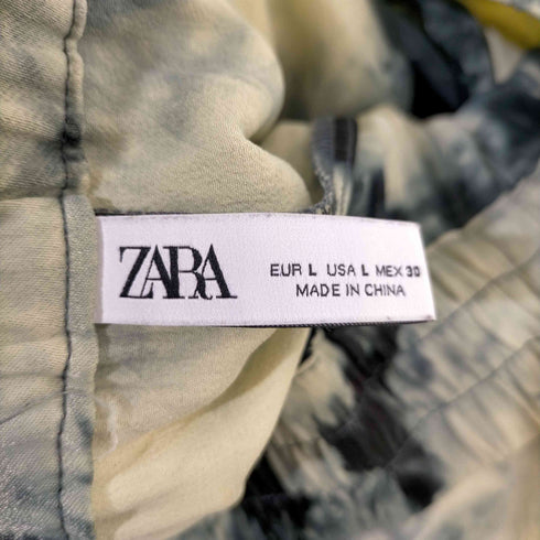 ザラ ZARA The Batik Tie Dye Midi Slip Skirt レディース L