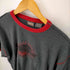 BC ETHIC BALDY'S HELMET SHOP リンガーTシャツ メンズ import:L