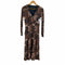 ザラ ZARA LONG PATCHWORK DRESS レディース S