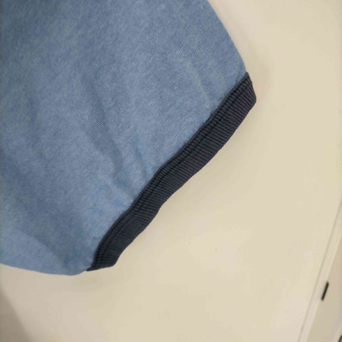 コピーライト入りリンガーTシャツ メンズ