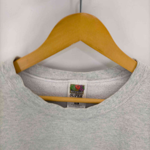 フルーツオブザルーム FRUIT OF THE LOOM 00S ワンポイント刺繍クルーネックスウェット メンズ import:XXL