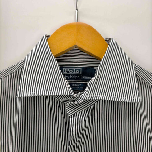 ポロバイラルフローレン Polo by RALPH LAUREN REGENT CUSTOM FIT ストライプ柄 ドレスシャツ メンズ 39-82