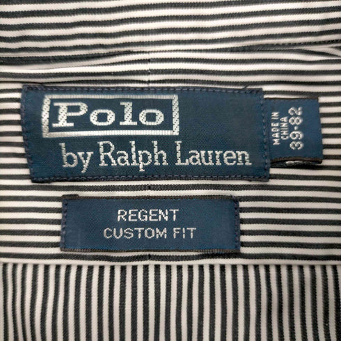 ポロバイラルフローレン Polo by RALPH LAUREN REGENT CUSTOM FIT ストライプ柄 ドレスシャツ メンズ 39-82