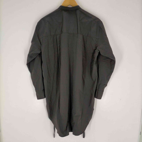 メゾンスペシャル MAISON SPECIAL Supima Cotton Stand Collar Long Shirt レディース FREE