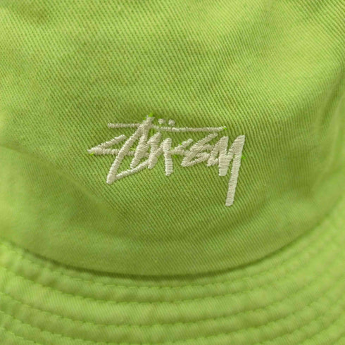 ステューシー Stussy ロゴ刺繍コットンバケットハット メンズ