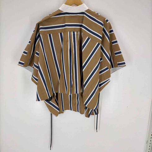 サカイ Sacai ボールドストライプベルトシャツ レディース JPN:2