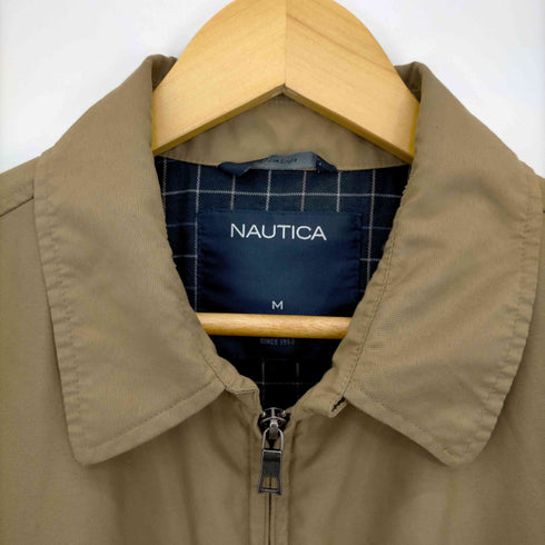 ノーティカ NAUTICA 裏地チェック ロゴ刺繍 スイングトップ メンズ import:M