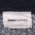 エマクローズ EMMA CLOTHES イレギュラー ストライプ モヘアライク ジャガード編み ニット ルーズ カーディガン メンズ JPN:M