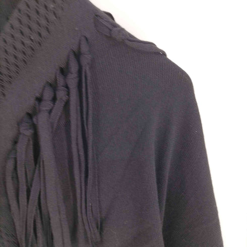 イッセイミヤケ ISSEY MIYAKE A-poc フリンジニットポンチョ レディース JPN:2