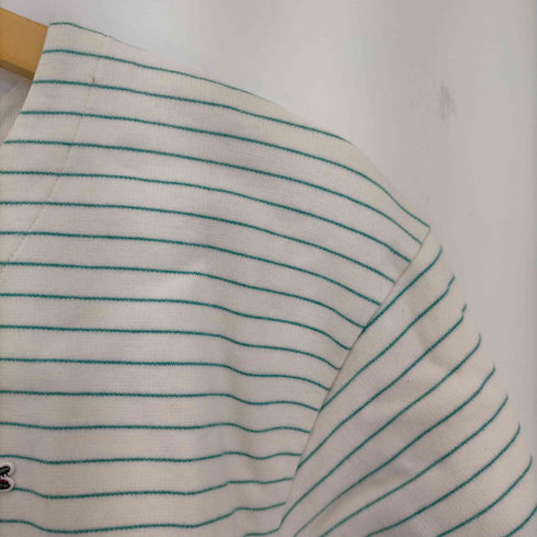 ラコステ LACOSTE ワニワッペン ワンポイント ボーダーカットソー レディース 36