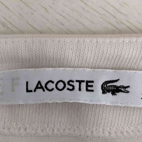 ラコステ LACOSTE ワニワッペン ワンポイント ボーダーカットソー レディース 36