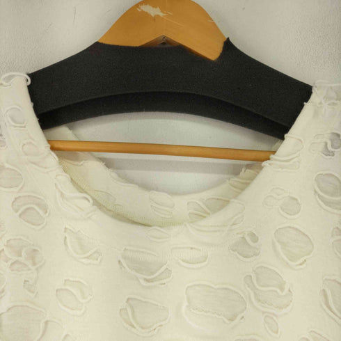 イッセイミヤケハート ISSEY MIYAKE HaaT ダメージ加工 S/Sコットンワンピース レディース JPN:2