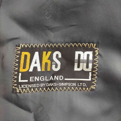 ダックス DAKS 金ボタン ダブル 紺ブレ テーラードジャケット メンズ