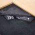 ザラ ZARA FAUX LEATHER BELTED DRESS フェイクレザー シャツワンピース レディース import:S