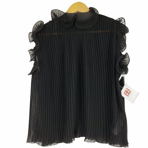 ザラ ZARA フリルプリーツトップス レディース JPN:M