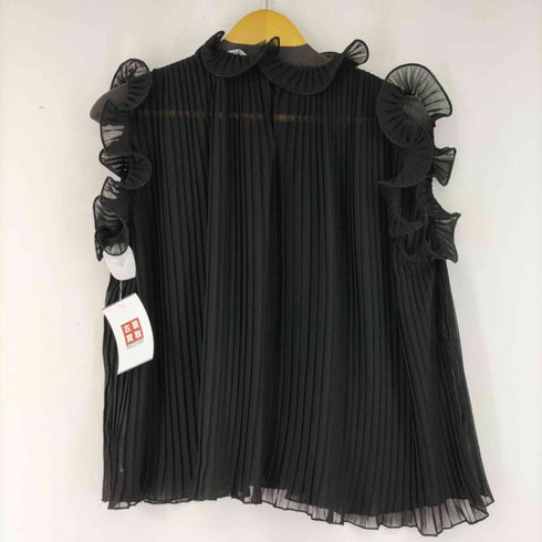 ザラ ZARA フリルプリーツトップス レディース JPN:M